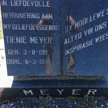 MEYER Tienie 1911-1971