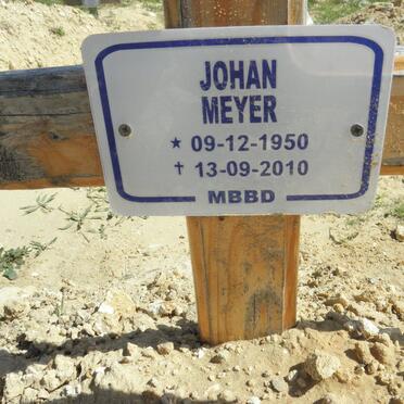 MEYER Johan 1950-2010