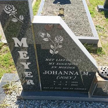 MEYER Johanna M. 1930-2005