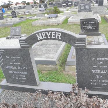 MEYER Nicolaas Dirk 1888-1976 &amp; Cornelia Aletta VAN RENSBURG 1895-1949