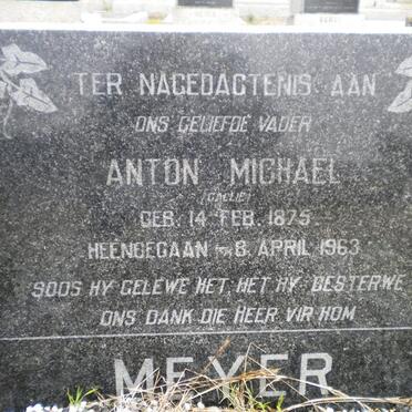 MEYER Anton Michael 1875-1963