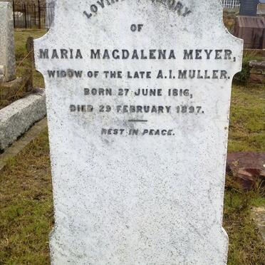 MEYER Maria Magdalena 1816-1897