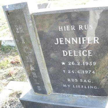 MICHAELS Jennifer Delice 1959-1974