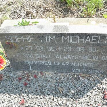 MICHAELS Sophie J.M. 1936-1980