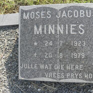 MINNIES Moses Jacobus 1923-1979