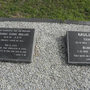 MULLER Cedric 1923-2007 &amp; Bubbles 1928-2007 :: MULLER George Cedric 1955-1977