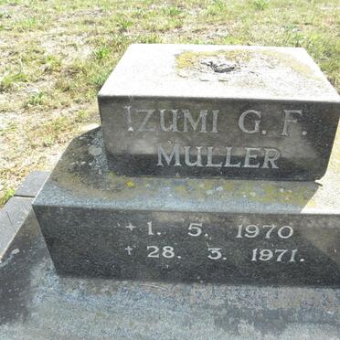 MULLER Izumi G.F. 1970-1971