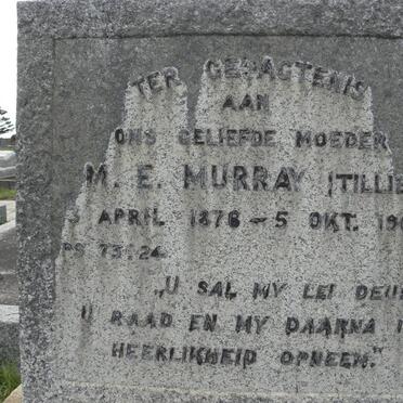 MURRAY M.E. 1876-1960