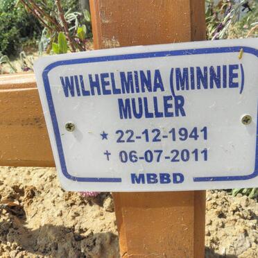 MULLER Wilhelmina 1941-2011