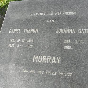 MURRAY Daniel Theron 1909-1970 &amp; Johanna Catherina 1909-