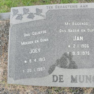 MUNCK Jan, de 1906-1975 &amp; Joey 1913-1987