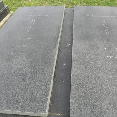 MUNRO Augustus Benjamin 1919-1990 &amp; Susanna Helena LEVIN 1920-1982