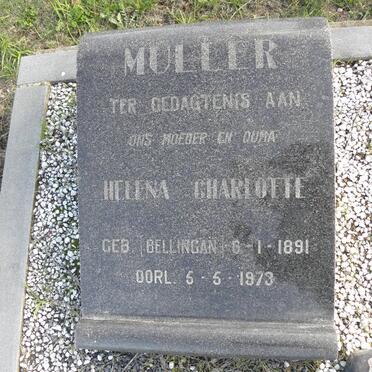 MULLER Helena Charlotte nee BELLINGAN 1891-1973