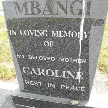 MBANGI Caroline