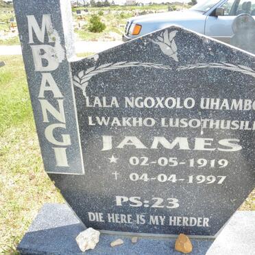 MBANGI James 1919-1997