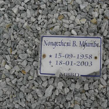 MFUMBE Nongezheni 1958-2003