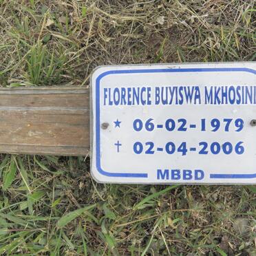 MKHOSINI Florence Buyiswa 1979-2006