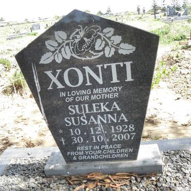 XONTI Suleka Susanna 1928-2007