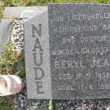 NAUDE Beryl Jean 1958-1982