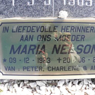 NELSON Stephanus Johannes 1919-1989 &amp; Maria 1923-2010