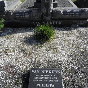 NIEKERK Philip Loubser, van 1914-1973 &amp; Nellie 1916-2008 :: VAN NIEKERK Philippa 1937-2009