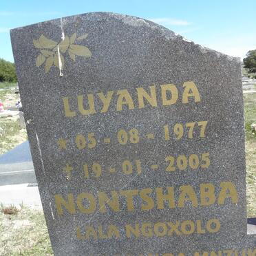 NONTSHABA Luyanda 1977-2005