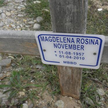 NOVEMBER Magdelena Rosina 1957-2010