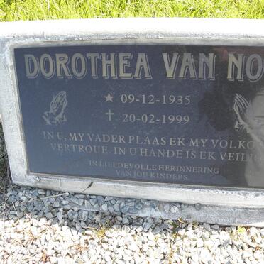 NOIE Dorothea, van 1935-1999