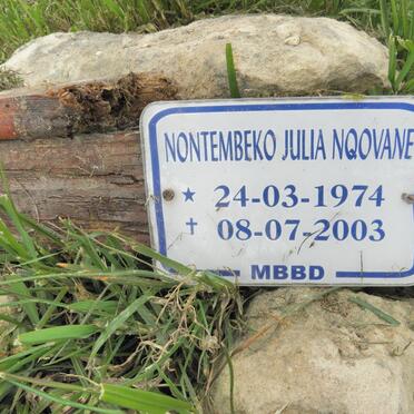 NQOVANE Nontembeko Julia 1974-2003