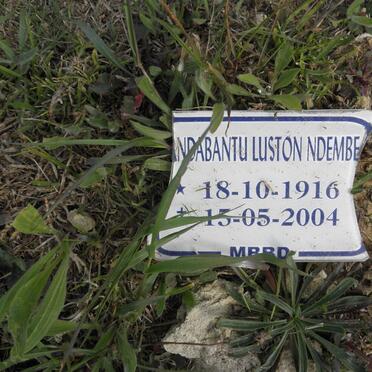 NDEMBE ?ndabantu Luston 1916-2004