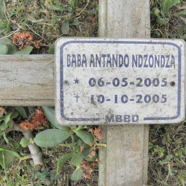 NDZONDZA Baba Antando 2005-2005