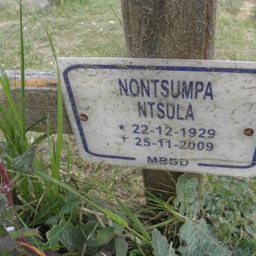 NTSULA Nontsumpa 1929-2009