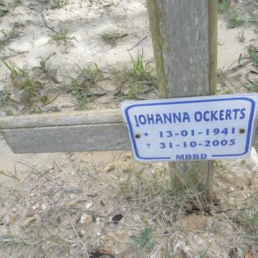 OCKERTS Johanna 1941-2005