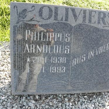 OLIVIER Philippus Arnoldus 1930-1993