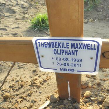 OLIPHANT Thembekile Maxwell 1969-2011