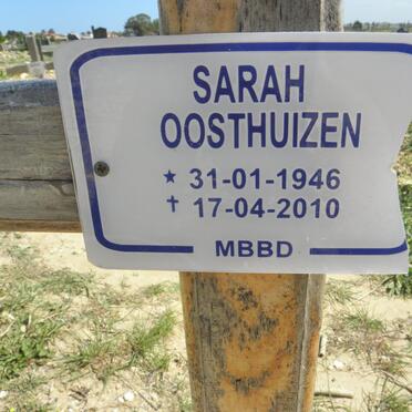 OOSTHUIZEN Sarah 1946-2010