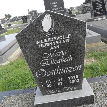 OOSTHUIZEN Maria Elizabeth 1916-2003