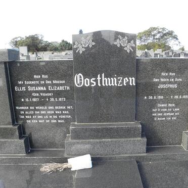 OOSTHUIZEN Josephus 1910-1995 &amp; Ellis Susanna Elizabeth VISAGIE 1927-1973