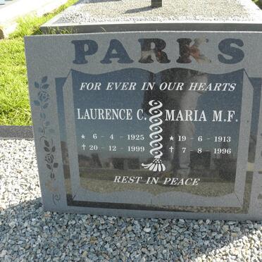 PARKS Laurence C. 1925-1999 :: PARKS Maria M.F. 1913-1996