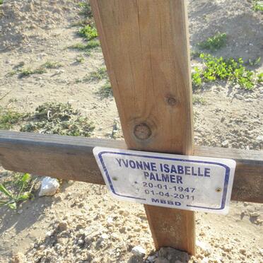 PALMER Yvonne Isabelle 1947-2011