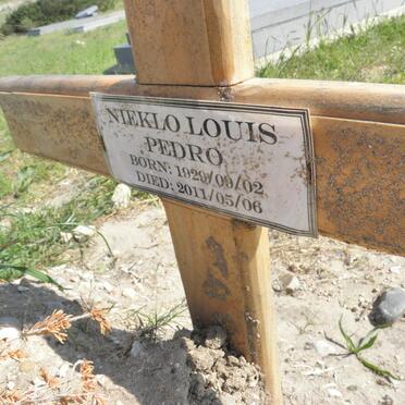 PEDRO Nieklo Louis 1929-2011