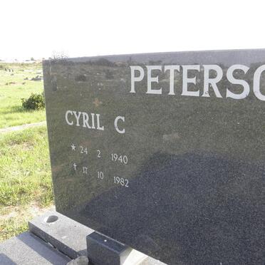 PETERSON Cyril C. 1940-1982