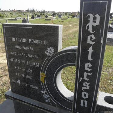 PETERSON John William 1921-1987