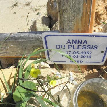 PLESSIS Anna, du 1952-2010