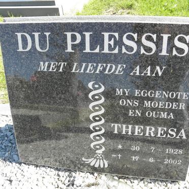 PLESSIS Theresa, du 1928-2002