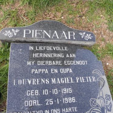 PIENAAR Louwrens Magiel Pieter 1915-1986