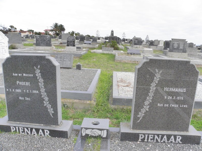 PIENAAR Hermanus -1976 :: PIENAAR Phoebe 1909-1984