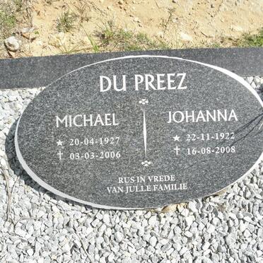 PREEZ Michael, du 1927-2006 &amp; Johanna 1922-2008