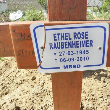 RAUBENHEIMER Ethel Rose 1945-2010