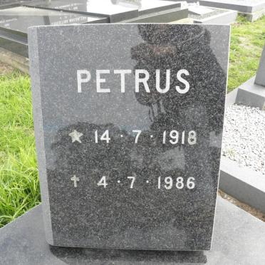 RENSBURG Petrus, Jansen van 1918-1986